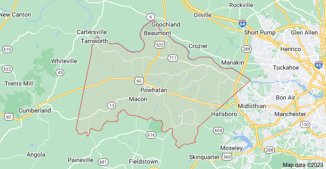 Powhatan County Cleaning Service Area